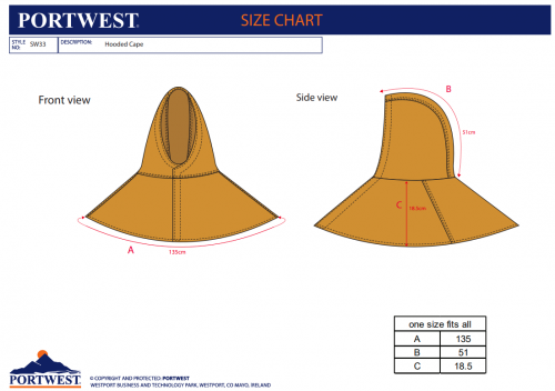 Gluga de piele, Tan, Regular, Safe  Welder, Portwest
